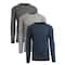 Galaxy by Harvic Long Sleeve Classic Men's Thermal Shirt 3 Pack